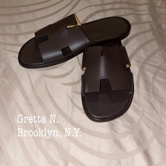 Mens Hermes Izmir sandals, brand new, never worn, dust bag included. - Picture 3 of 6